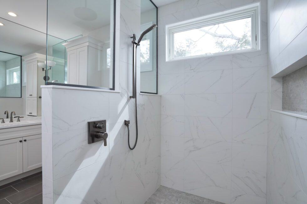 Custom Built Bathrooms Near Me Straight Line Design